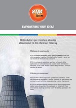 LEAFLET RIDUTTORI, MOTORIDUTTORI E VARIATORI STM PER IL SETTORE CHIMICO - pdf