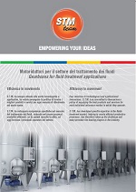 LEAFLET IDUTTORI, MOTORIDUTTORI E VARIATORI STM PER IL SETTORE DEL TRATTAMENTO DEI FLUIDI - pdf