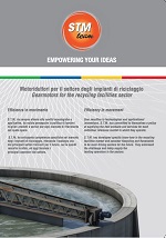 LEAFLET IDUTTORI, MOTORIDUTTORI E VARIATORI STM PER IL SETTORE DEGLI IMPIANTI DI RICICLAGGIO - pdf